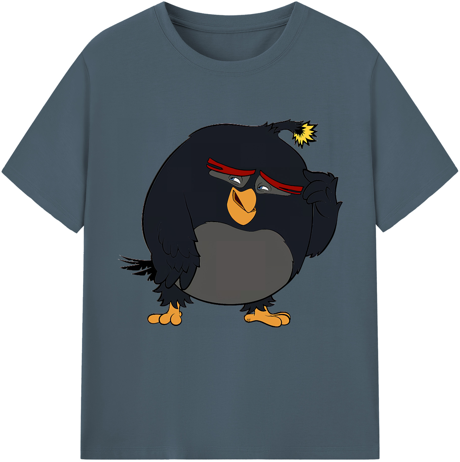 （画像用） Angry Birds アングリーバード 綿100％半袖Tシャツ（フロントプリント）